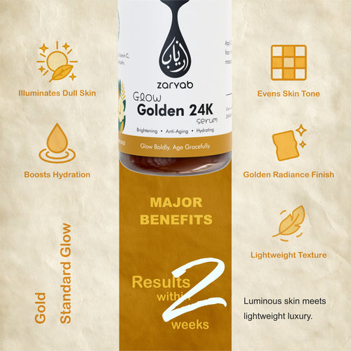 Glow Golden 24K Serum - Radiant Gold Elixir