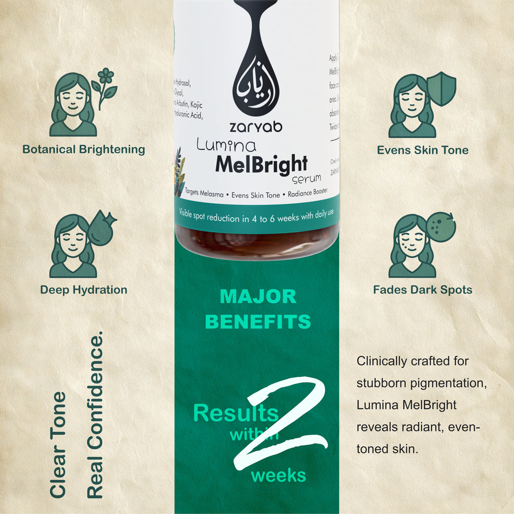 MelBright Serum benefits for melasma, discoloration, and clear tone