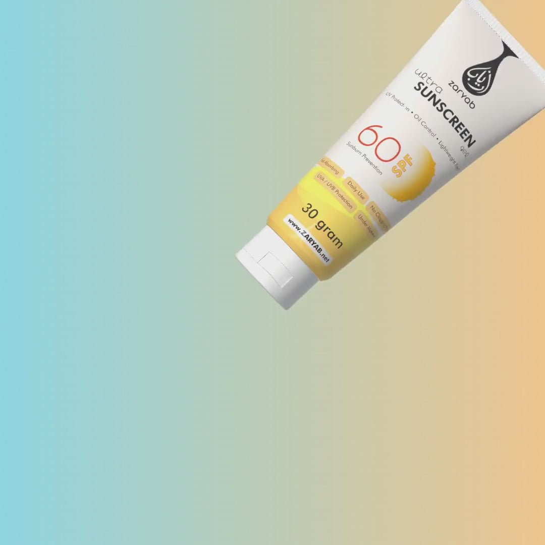 Animated video of SPF 60 Sunscreen Gel by Zaryab