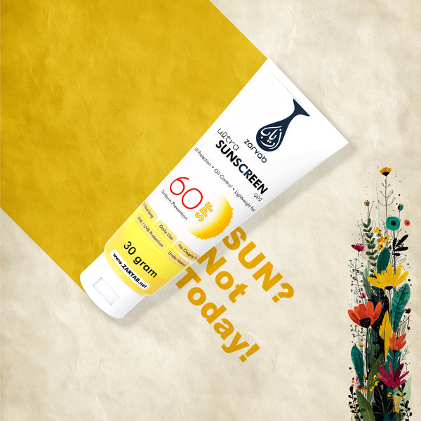 Front view of Ultra Sunscreen Gel SPF 60, 30g lightweight sunblock